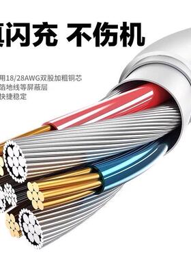 加用华为笔记型电脑充电线线matebokoD15/16XPr/13适用荣耀magicbook14锐龙版数据线线MHY965W快充双头toypec