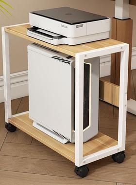 ?多层电脑两收主机箱托架架家用台式XLH办公主机架层放打印机纳可