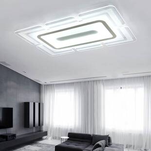 吸顶灯LED长方形超薄客厅灯现代简约创意卧室灯天空之城1.2米灯具