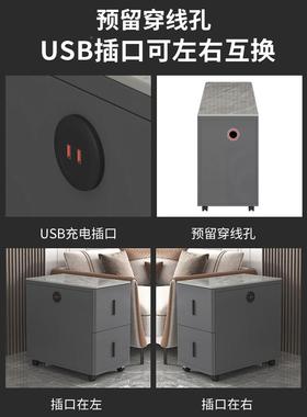 沙发边柜侧边柜客厅家小BWA茶几角几轻奢用简约现桌茶茶台岩板边