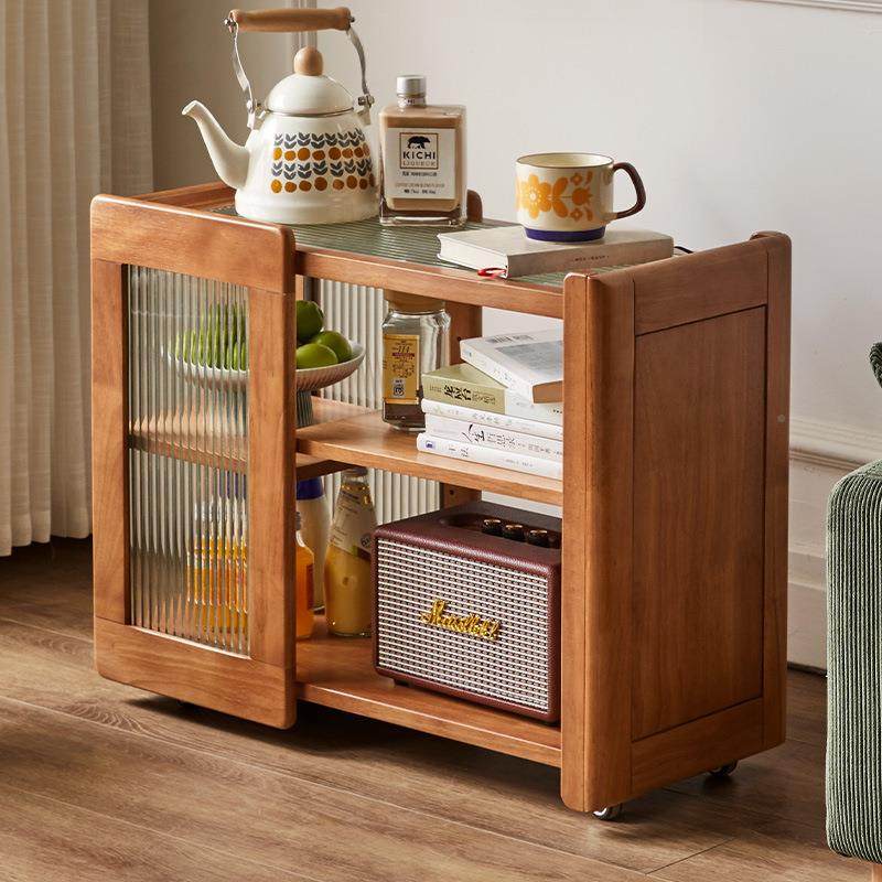 几FCQ家侧逸实木沙发边可移几动角茶几客厅边柜靠墙边柜置物柜