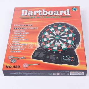 12寸电子飞镖盘软头塑料软式飞镖套装自动积分计数飞镖不锈钢飞镖