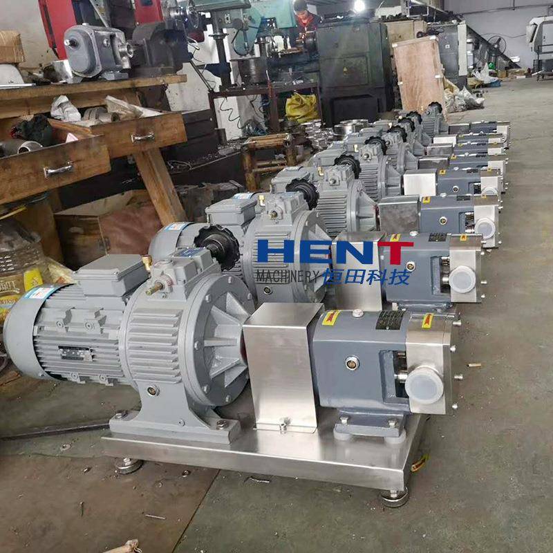 不锈YAQ钢卫生无级变级速齿轮减速浓转子泵高粘度胶体浆泵胶水泵