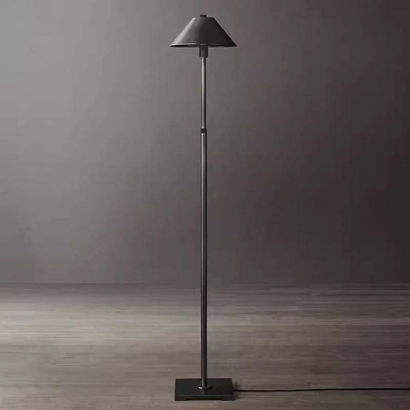 美式复古落地灯设计师客厅感中古艺术茶几样板房台灯落地灯具