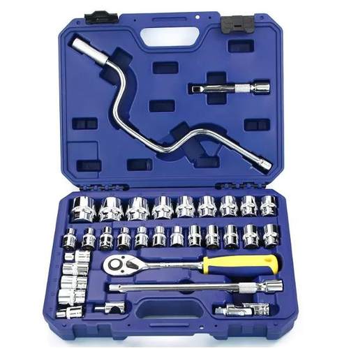 长城VTJ套筒扳手套装快速棘轮套管套头工具33件528-32mm货号4002A