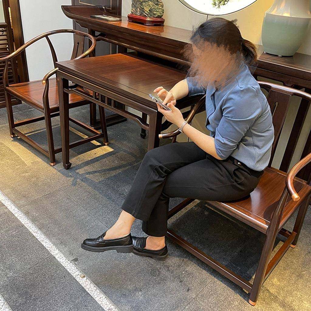 新中式黑檀玄中关条案木堂六件套供八仙实桌客厅SIF供台神桌台四