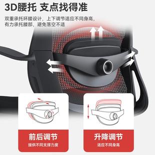 午休办公两用可躺升带脚踏降转椅学电脑工椅网布透OMC气办公座椅