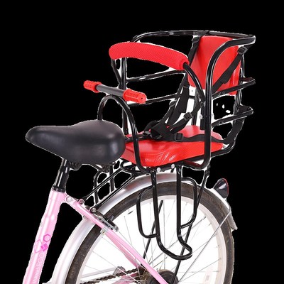 山地自行车儿童座椅电动车后置坐椅婴儿宝K宝后座小孩座单车宝宝