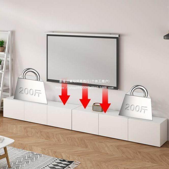 实木电视柜现代型简约小户家用客00厅加矮长达贝款卧室轻奢落地式