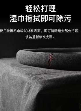 毛汽车方盘套BPR超薄D型防滑套麂皮绒把翻皮反毛车把套向四季通佩