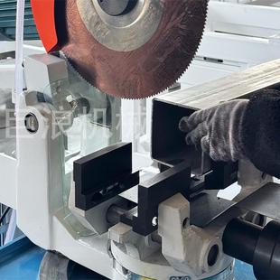 切管机机厂家毛自动不锈钢金属方圆管切半割无刺45度角下SQU料圆