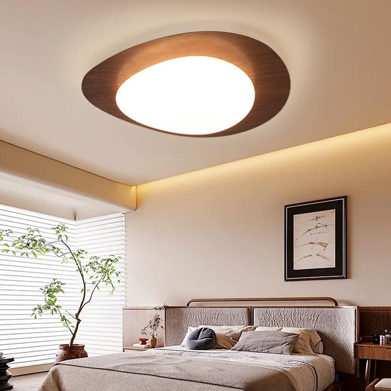 古风胡木桃色吸顶灯现代简约中LQS-XDD-EED书房间灯高亮护眼阳卧