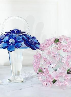 达姿水晶花篮厅ETV卧室客餐桌摆格子柜电视柜美女品办公室装饰创