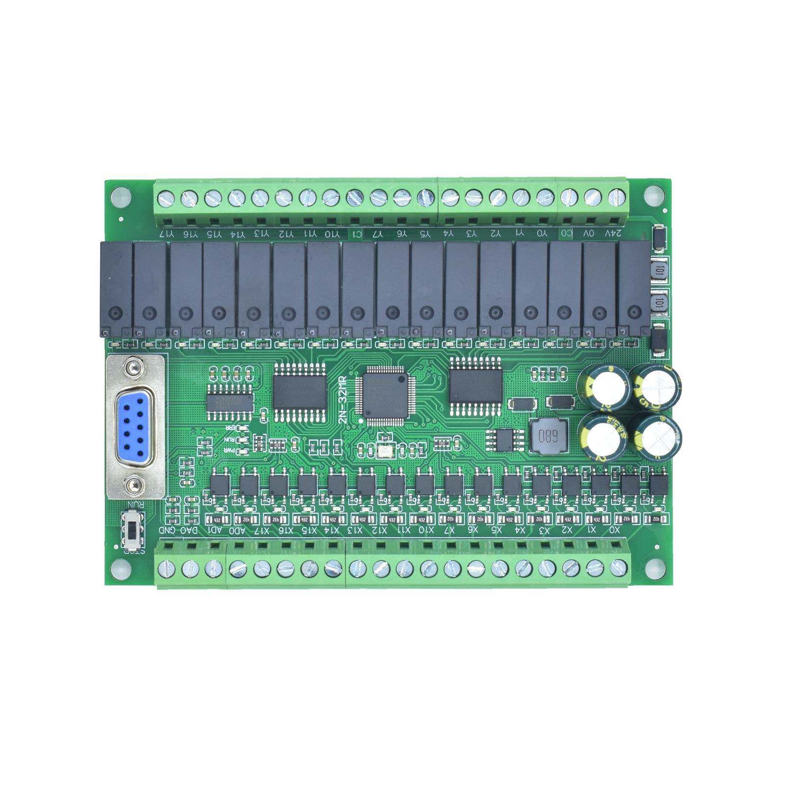 pl控c工控板国产fx2n/10/1带模拟量4/230/4/2/2mt/mr简易串口可编