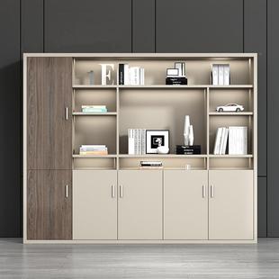 办家具件柜木WJG-018质高公柜老板办公室书柜简约现代资文料柜背