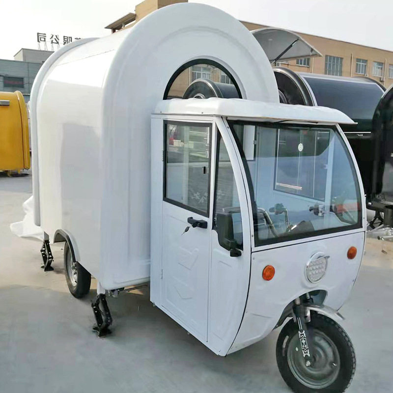 电动三轮外卖保温售货车