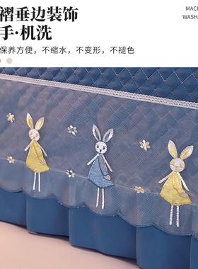 6z现代简约床头套1F766965J罩夹棉简单长方木床背软包靠全包形改