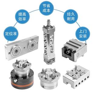 E5001EROWAR80方型气动卡盘铣床火机不锈钢机花床CNC自动化工