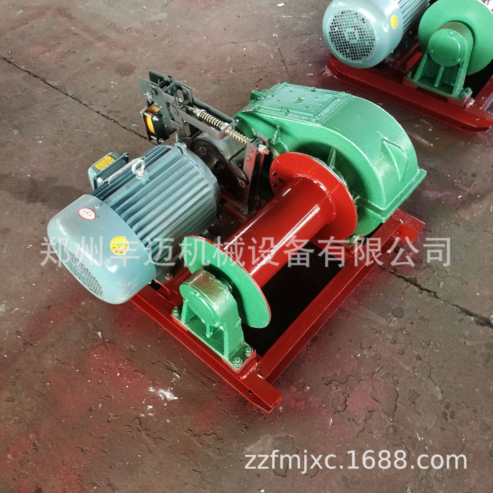 小型电动慢速卷扬机 建筑用JK-5.0型卷扬机 重型柴油起重卷扬机