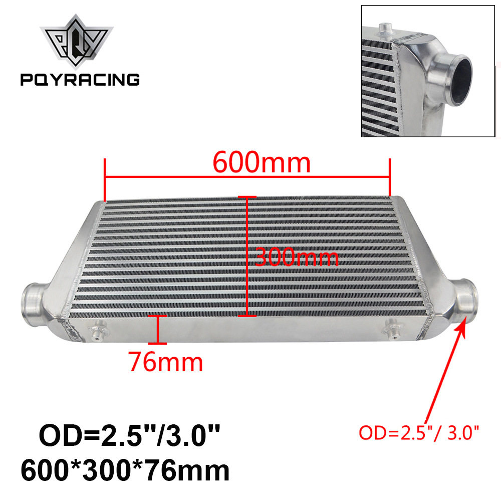 600*300*76mm涡轮中冷器改装