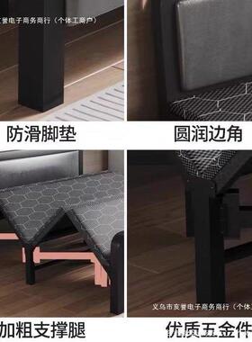 折叠单人1床米实2家用简易午睡加床成人出租结房耐用LZ1-ZDC-加固