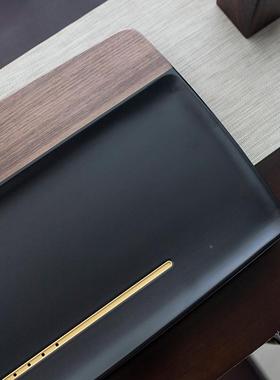 JX-001天然美北黑胡桃木茶盘家式用电中木茶台简约整块小泡茶具