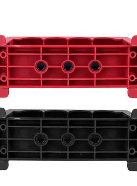 线汽车超配件改装M8缘红黑45191汇流排6螺柱直排强导电性绝阻燃汇