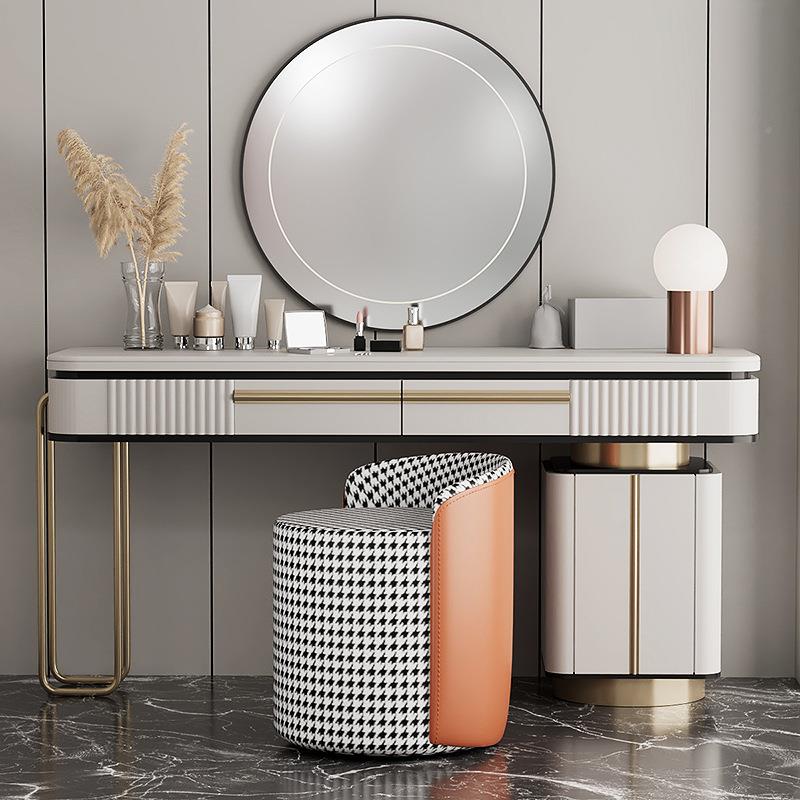 卧台室轻奢化凳简梳妆凳极靠jjt-33jl背妆梳妆凳子家用网红千鸟格