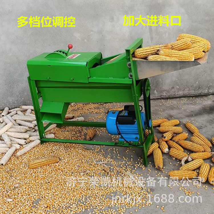 加大进料口电动汽油玉米脱粒机