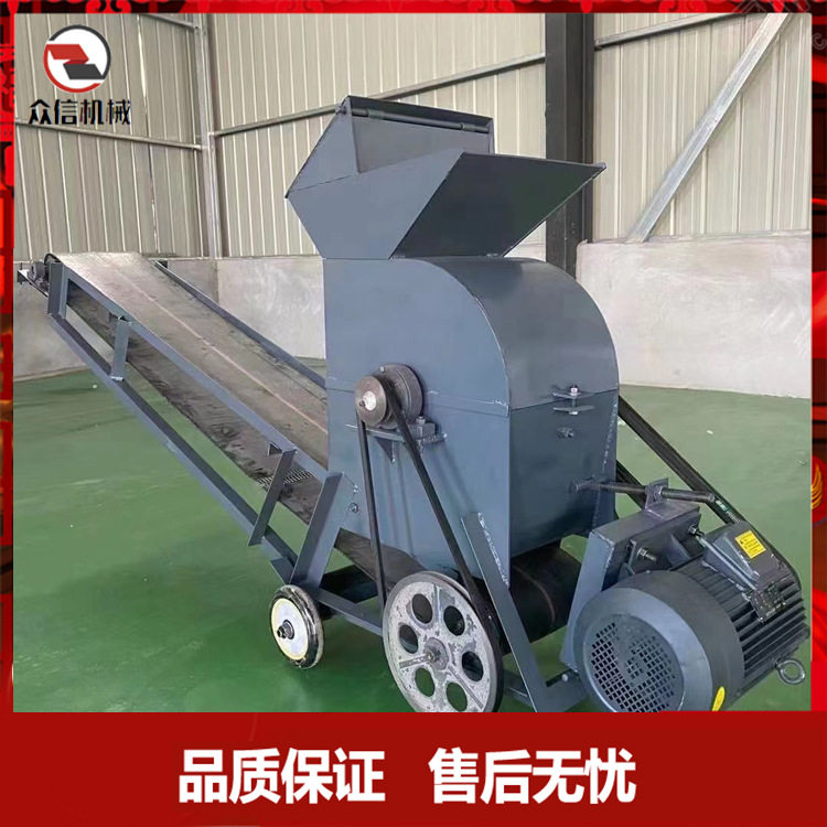 小型移动式营养土建筑垃圾土壤破碎机 有机化肥粉碎机 粉土机