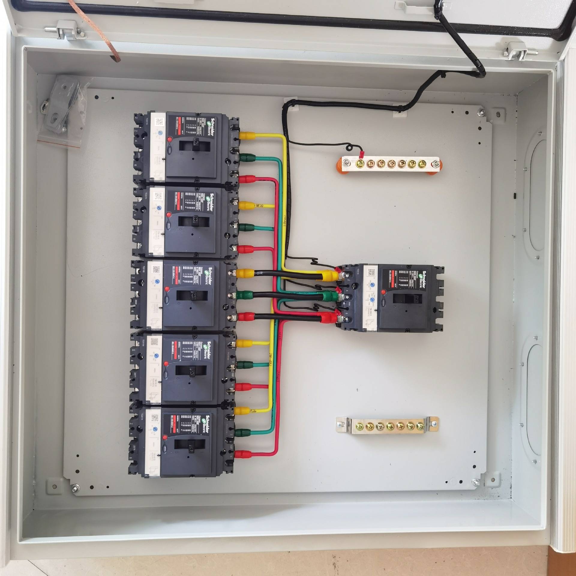 低压成套配电箱工地三级箱照明三相四线电表箱家用电源户外落地柜
