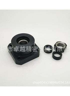 米思米型RWE132圆型YQO0定度梯形丝杠固侧支座组件圆形支撑B座
