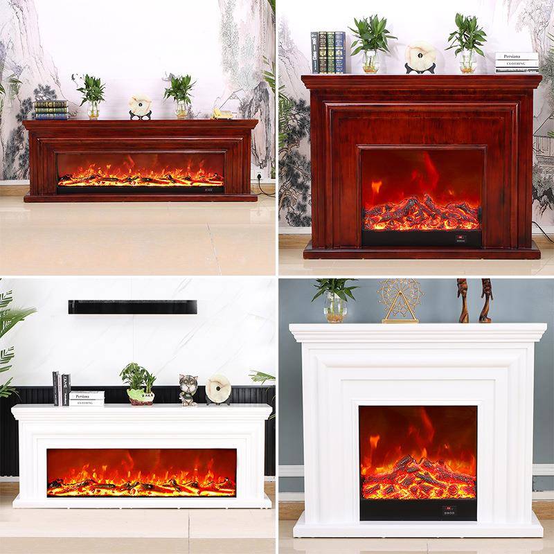 广东厂家欧式暖子壁炉芯电仿真装饰取壁炉取暖27器嵌入式整套壁炉