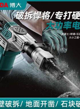 博FEU大功多功能电锤大率用电镐业级两用带工离合电锤单混凝土冲