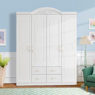 衣见详情柜实木质带镜三门四门现简代约经济型室衣柜儿童子白色大