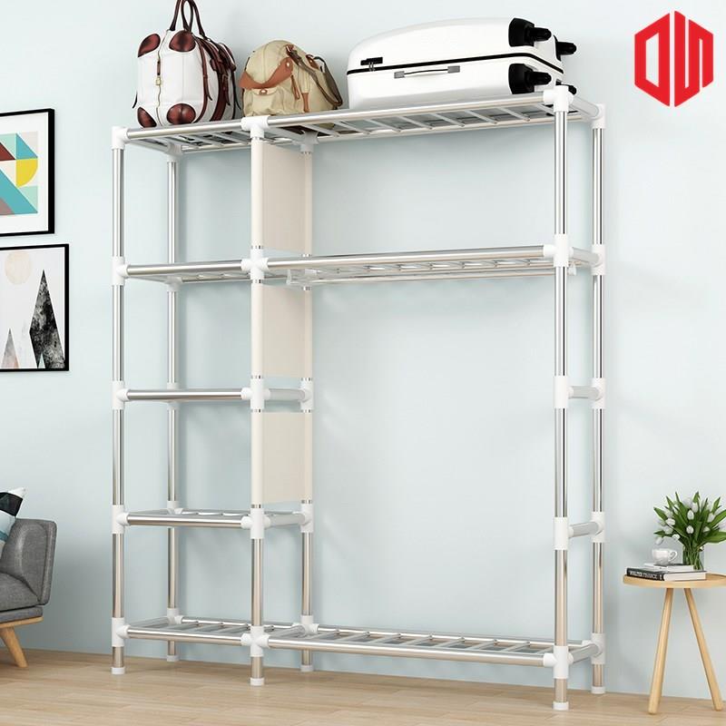 ft简布衣柜结耐用现代家卧D108款室衣实橱布套外罩加用厚易防尘加