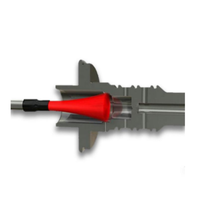 XEBECA328锐孔必克内研磨刷抛去毛刺蓝色CH光-33-5M陶瓷纤维刷现