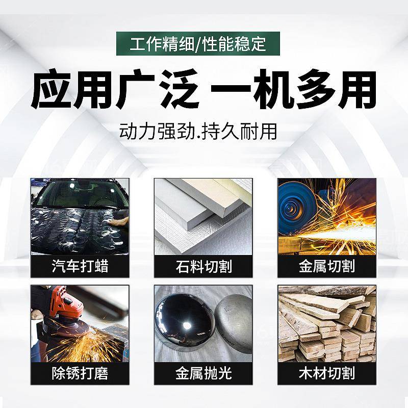 4寸动角磨手机工抛业级风动砂轮切割打磨SNB5寸高气速磨光机光机