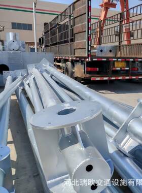 818F型高速路交通标志杆路单悬臂路牌杆八监控立杆道道角杆