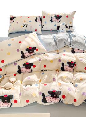 202新罩款被套单5件非学生宿舍单YVA150x200x人230床单被1.8