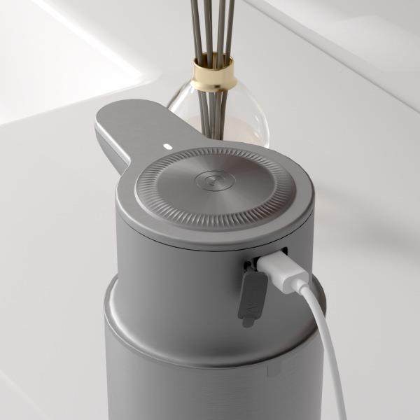 自动智洗手液感应器家用电动起泡沫洗手机充VGZ机电感应能液皂器