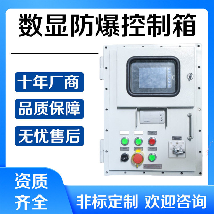 防爆控制箱 可视操作窗ⅡB隔爆型工业过程控制数显触摸屏防爆箱