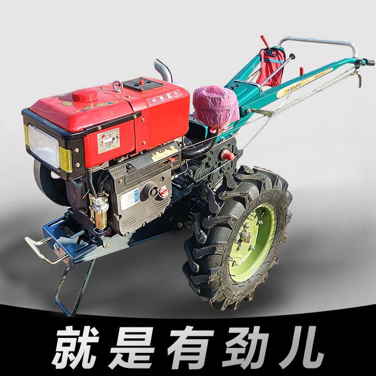 州柴油动力常大马力选手扶拖拉8-23马力农用拖拉机180型可配旋耕