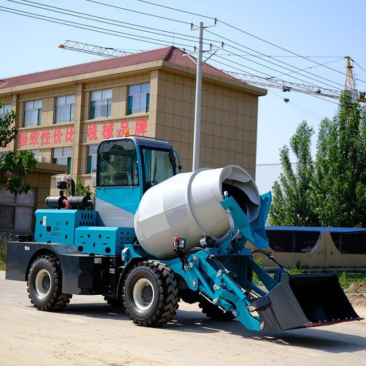 自动上料混凝土拌方车3自上料水料泥搅拌搅全自动上混凝761土罐车