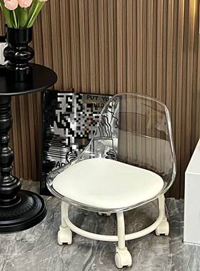 网红小凳XIK子万向轮滑轮凳带娃矮亚克明儿透童宝力宝学步凳