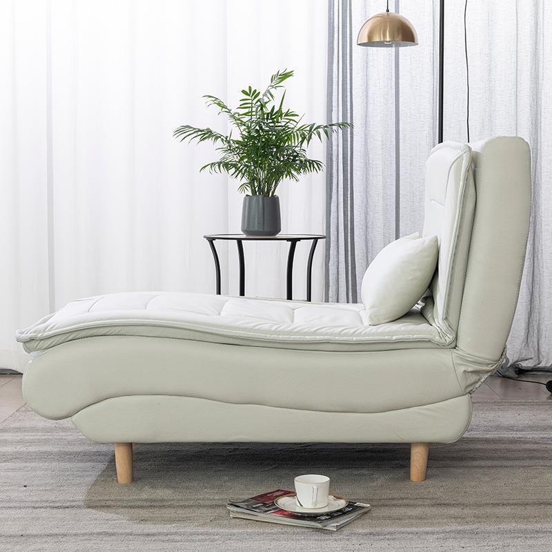 懒人沙沙发人可躺可睡卧室贵妃躺椅发两用科技布阳896台单小床沙