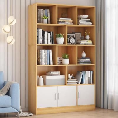 书柜现代示简约防尘架客展柜家置物架储物柜用厅落地学生简SVB易