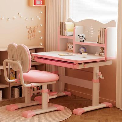 202新款童学习桌小生学家用写字书CUJ桌小孩专用5桌子升儿降桌椅