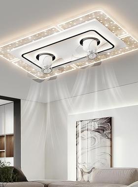 客灯le摇头风扇灯2025新款d现代吸顶灯餐厅一体00587吊厅扇灯年卧