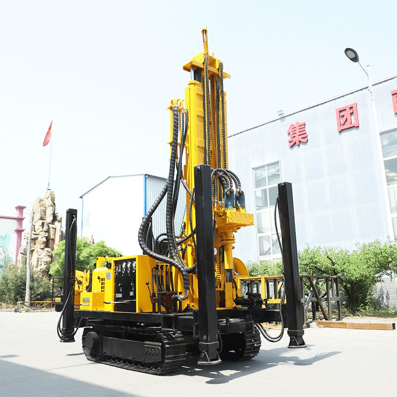 400米打井机履带气动钻机水气两用钻井机水STX打土打钻岩石气动井